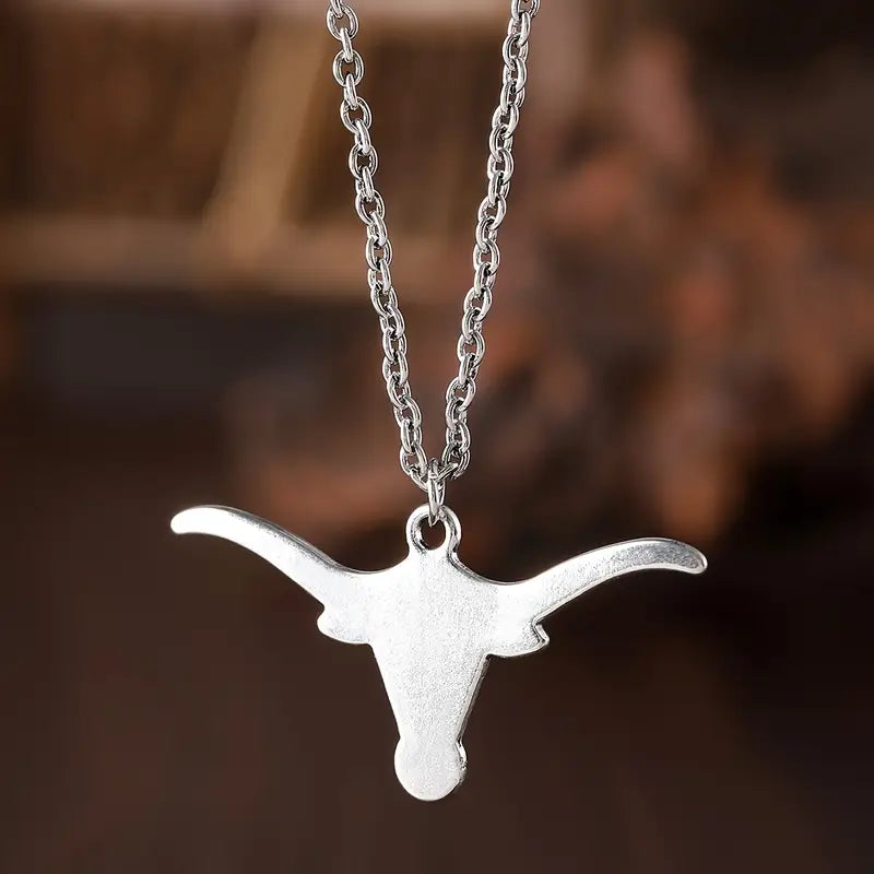 Longhorn Sterling Silver Necklace