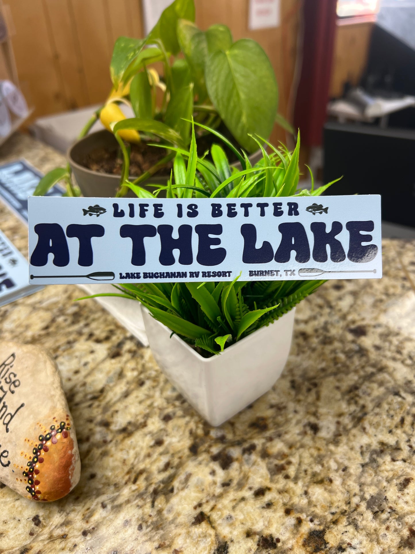 Life is Better at the Lake Bumper Sticker