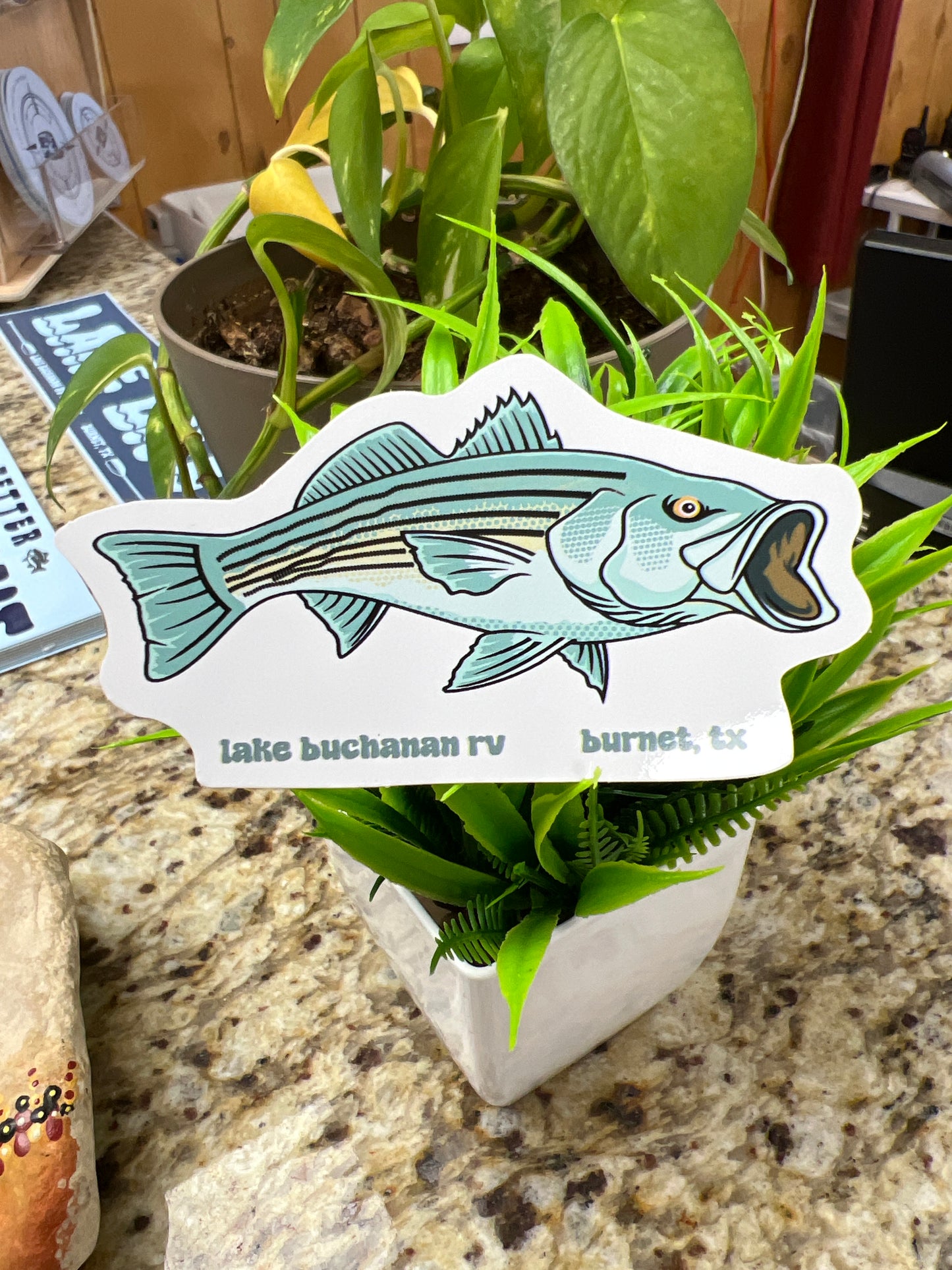 Bass Lake Buchanan Sticker