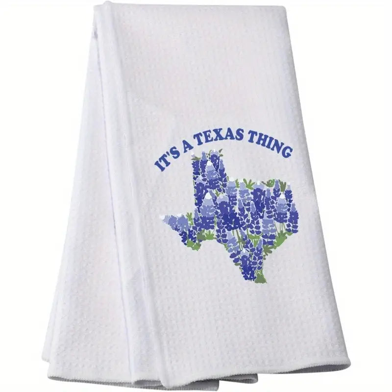It's a Texas Thing Texas Bluebonnet Cheesecloth