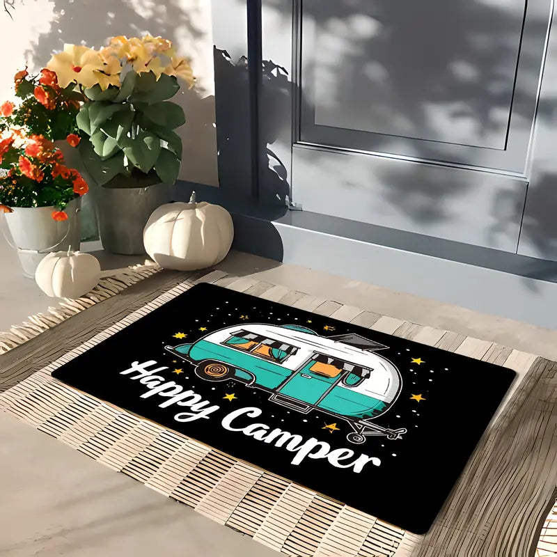 Happy Camper Door Mat