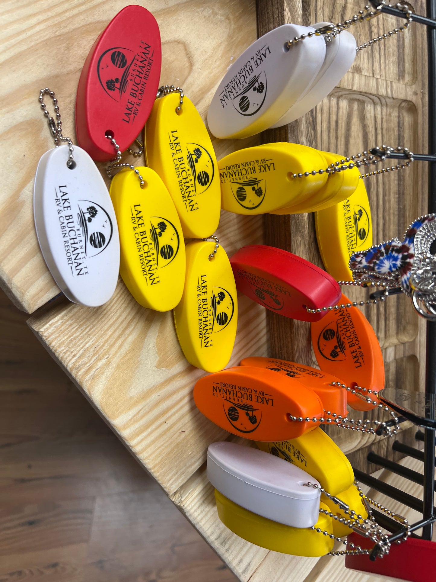 Lake Buchanan Logo Floating Keychain