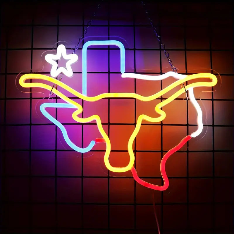 Texas Longhorn Neon Sign