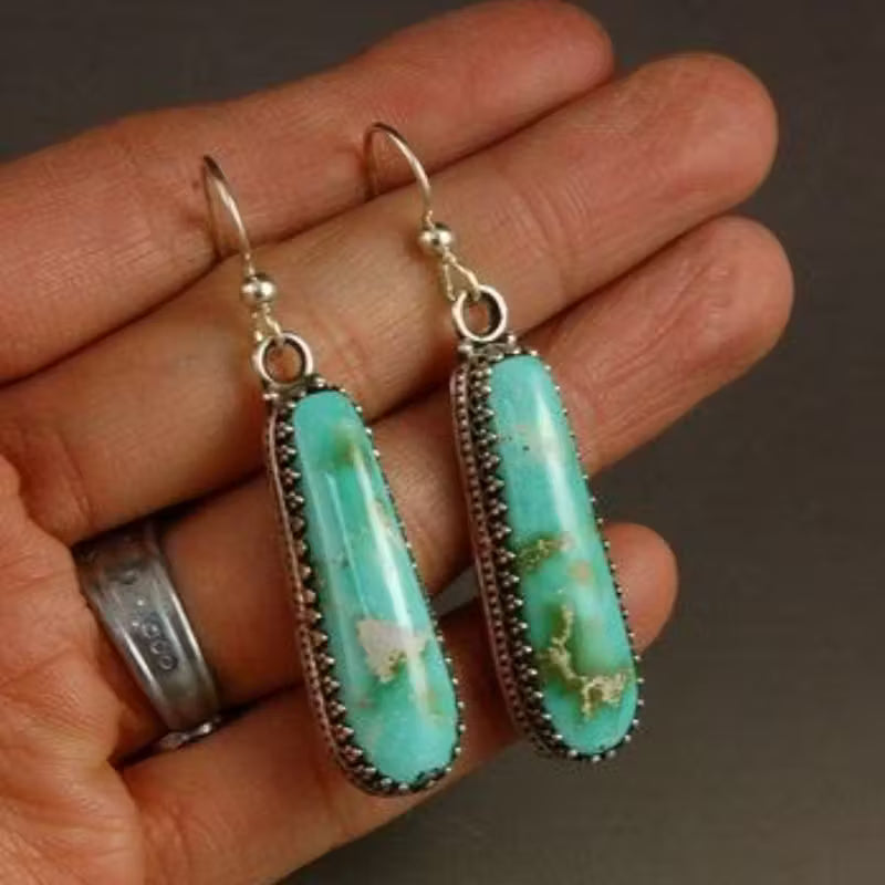 Turquoise Teardrop Earrings