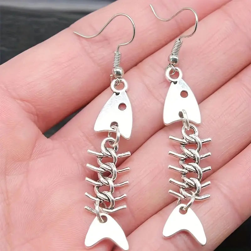 Fishbone Earrings