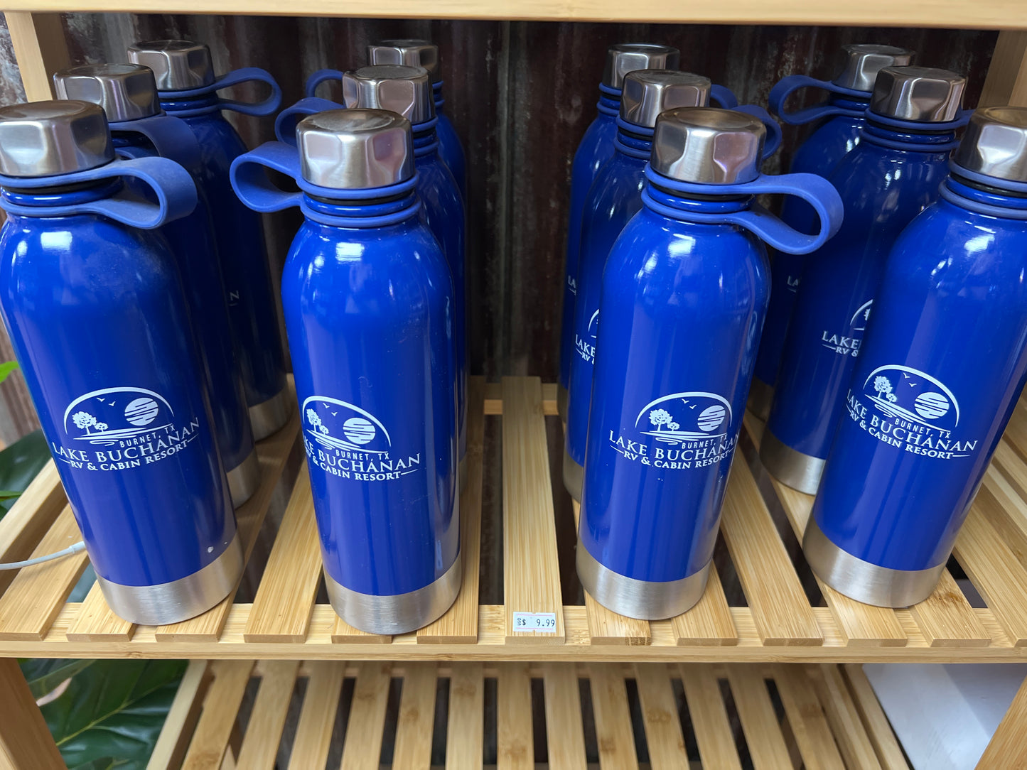 Lake Buchanan RV Logo Water Bottle