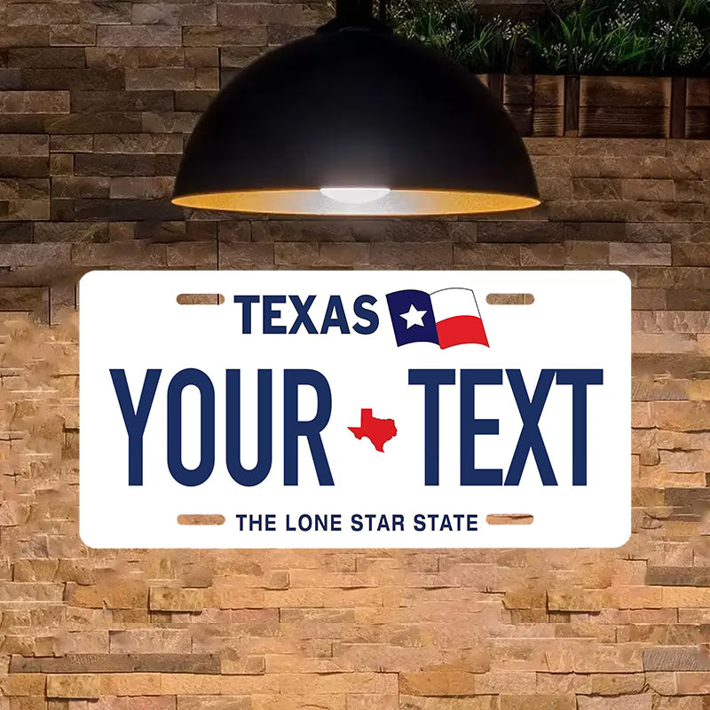 Gon' Fishin' Texas License Plate