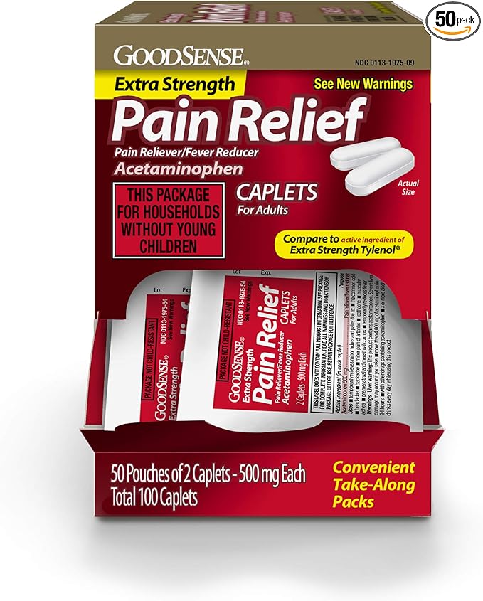 Acetaminophen Tablets 2 Pack
