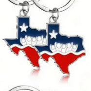Texas People Keychain