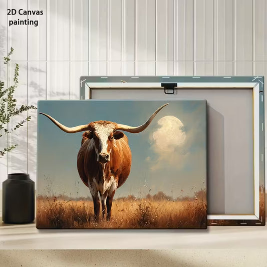 Longhorn Standing Wall Art